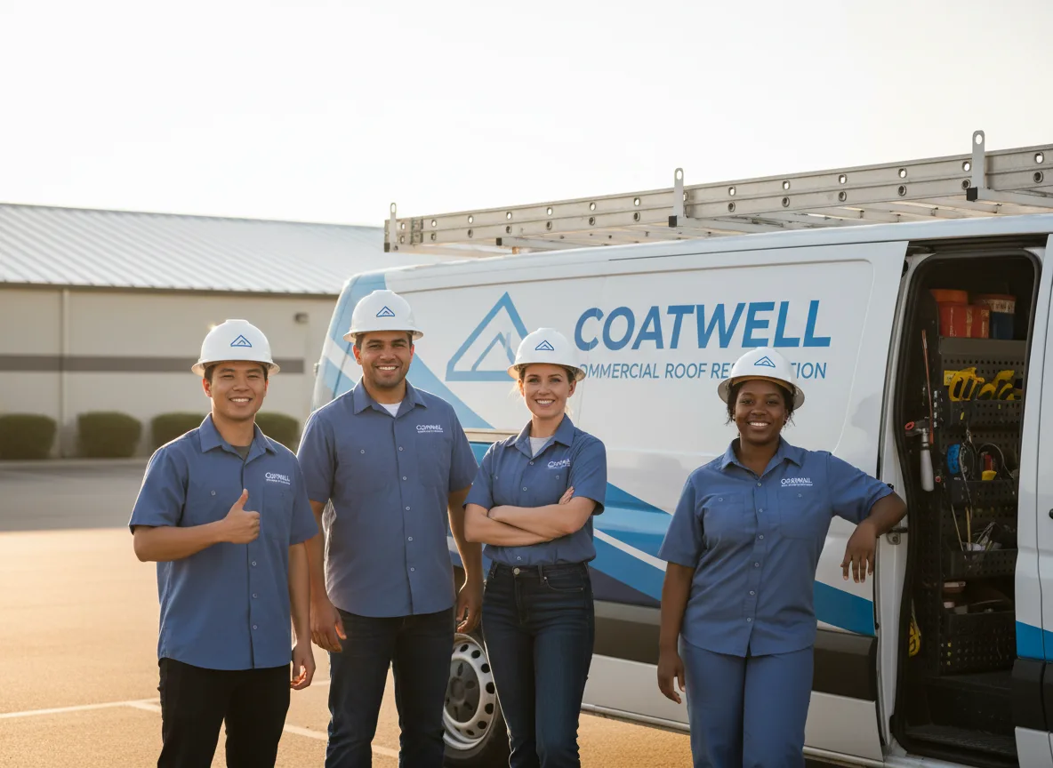 Commercial roof coating company in Swan Lake, NY